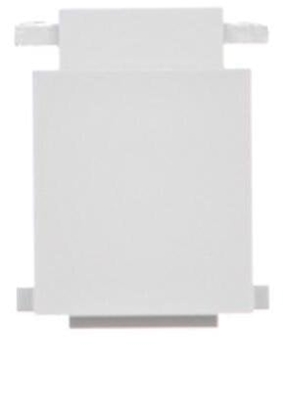 Изображение Kontakt-Simon Zalepka otworu wtyku RJ45/RJ12 do pokrywy gniazda teleinformatycznego Jasnoszary mat BWB/114