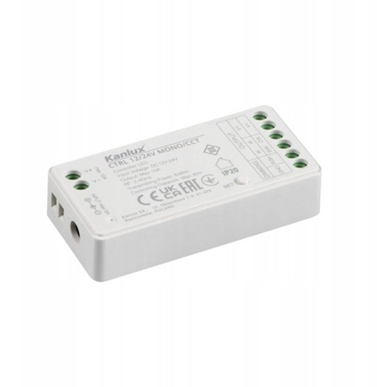 Изображение Kontroler do liniowych moduów LED CTRL 12/24V MONO/CCT 22147