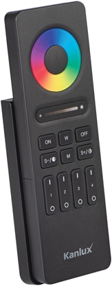 Изображение Kontroler do tam LED REMOTE 4 RGBW/CCT-B RF 2,4GHz max 30m IP20 czarny 22135