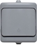 Picture of KOS BRYZA Przycisk wiato IP54 10AX 250V szary 180003
