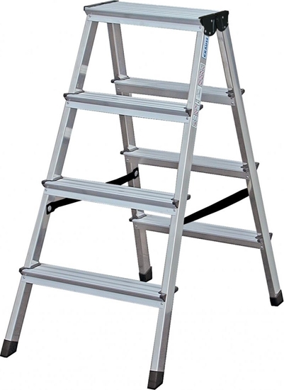 Picture of Krause Dopplo Drabina wolnostojca dwustronna aluminiowa 5 stopniowa (120403)