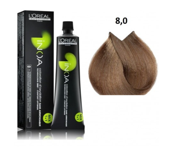 Picture of L’Oréal Professionnel Inoa Color 8.0 Hair Color 60 g