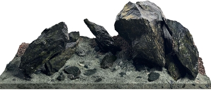 Picture of Lamela WIO Jade Bliss River zestaw do dekoracji do akwarium grafitowy 19 kg pudeko