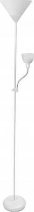 Изображение Lampa podogowa GTV Lampa podogowa stojca Benfica 60W E27+E14 biaa