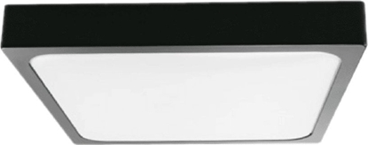 Изображение Lampa sufitowa V-TAC Plafon LED Kwadrat 24W 42cm z Czujnikiem Ruchu V-TAC Czarny VT-8624S neutralna