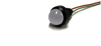 Изображение Lampka diodowa Klp 20B/24V, klosz 20 mm, 12-24V, niebieski 84420003