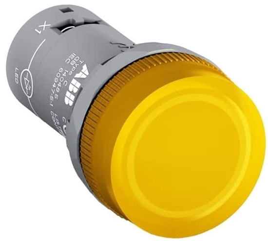 Изображение Lampka kompaktowa z diod 22mm CL2-623Y 230V AC 1SFA619403R6233
