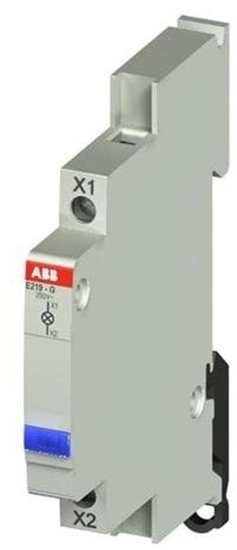 Изображение Lampka moduowa 1-fazowa niebieska 12-48V AC/DC E219-G48 2CCA703424R0001