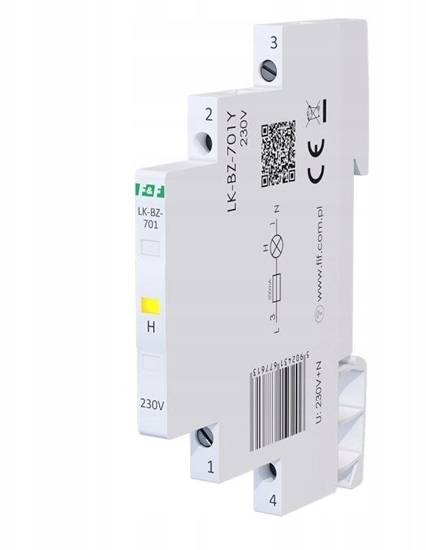 Picture of Lampka moduowa 1-fazowa z zabezpieczeniem óta 1/3S LED 230V LK-BZ-701Y
