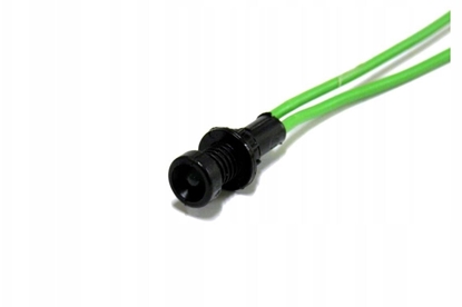 Изображение Lampka sygnalizacyjna 3mm zielona 230V AC 1W 5mA KLP 3G/230V 84503005