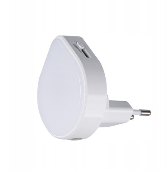 Изображение Lampka wtykowa ULOV LED DIM WW W 0,5W 220-240AC 30lm 3000K barwa ciepa biay 37396