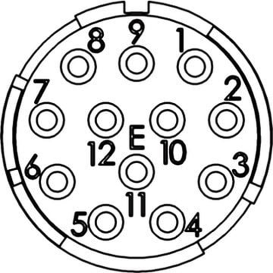 Изображение LAPP Wkad 12 stykowy do zczy M23 eski lutowany EPIC M23 E-Part (73002722)