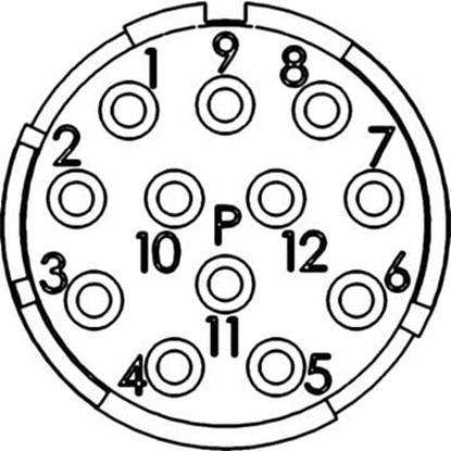 Изображение LAPP Wkad 12 stykowy do zczy M23 mski lutowany EPIC M23 P-Part (73002714)