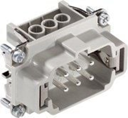 Изображение LAPP Zestaw kompletny 6+PE stykowy mski obudowa wtyczki i wkad KIT H-BE 6 SS TG M20 (75009635)