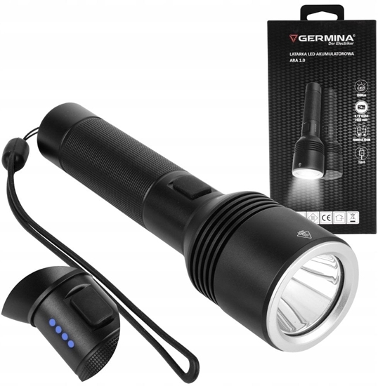 Изображение Latarka LED akumulatorowa Ara 1.0 GW-0140