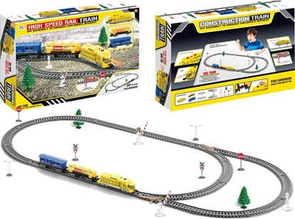 Picture of LeanToys Dua Kolejka Elektryczna Pocig Tory Wagony wiato LEAN Toys