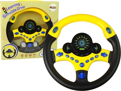 Attēls no LeanToys Interaktywna Kierownica óta Symulator Jazdy Dwiki wiata (10115)