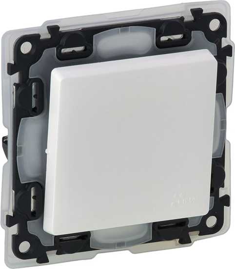 Picture of Legrand cznik jednobiegunowy 10AX IP44 biay VALENA LIFE (752151)