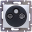 Изображение Legrand Gniazdo antenowe RTV/SAT kocowe aluminium (770136)