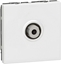 Изображение Legrand Gniazdo antenowe TV 2 moduy biae (078780)