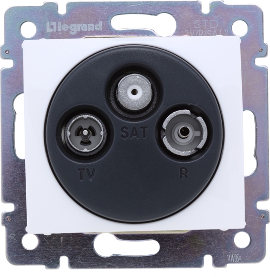 Picture of Legrand Gniazdo antenowe VALENA RTV/SAT kocowe biae - 774436