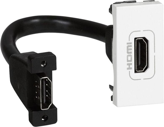 Picture of Legrand Gniazdo HDMI typu A z przewodem biae (78778)