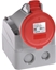 Изображение Legrand Gniazdo stae 16A 5P 400V czerowne IP44 P17 TEMPRA PRO (555159)