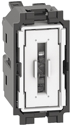 Attēls no Legrand LIVING NOW cznik jednobiegunowy z automatycznymi zaciskami 1mod. K4001A
