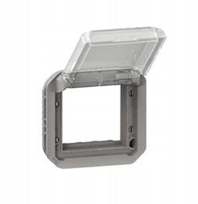 Attēls no Legrand Mosaic adaptor transparent 2 modu szary