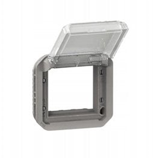 Picture of Legrand Mosaic adaptor transparent 2 modu szary