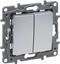 Attēls no Legrand Niloe Selection cznik wiecznikowy 10AX aluminium 762105