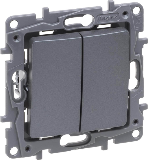 Picture of Legrand Niloe Selection cznik wiecznikowy 10AX stal 762305
