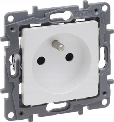Attēls no Legrand Niloe Selection Gniazdo 2p+z 16A 250V (bez przesony, zaciski rubowe) pera 762440