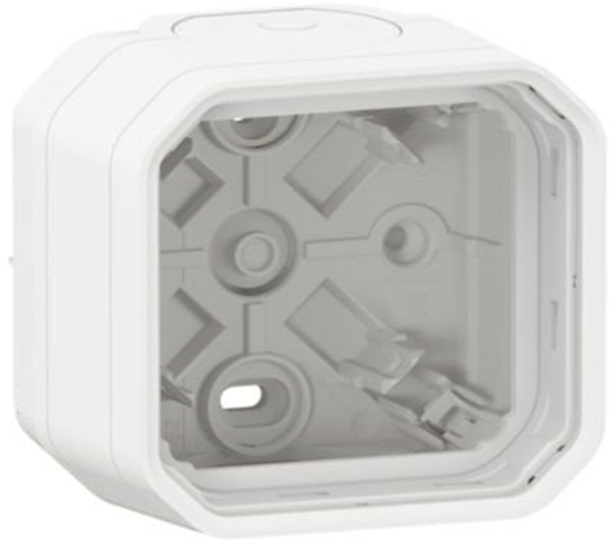 Picture of Legrand NOWE PLEXO 55 Pojedyncza puszka natynkowa z membranowym przepustem biaa 069689L
