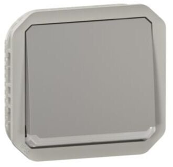 Picture of Legrand NOWE PLEXO 55 Wcznik schodowy z podwietleniem mechanizm szary 10 AX - 250V AC 069513L