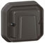 Изображение Legrand NOWE PLEXO Wyjcie kablowe z uchwytem komplet podtynkowy 16A - 230V AC antracyt 069878L