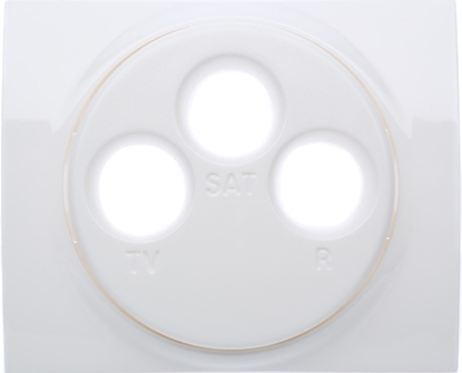 Изображение Legrand Plakietka gniazda RTV/SAT SISTENA LIFE arctic 771073