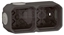 Изображение Legrand Legrand Plexo NEW 2fach Gehäuse 069602L horizontal u.vertikal anthrazit 1 (069602L)