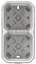 Изображение Legrand Legrand Plexo NEW 2fach Gehäuse 069690L horizontal u.vertikal ultraweiß 1 (069690L)