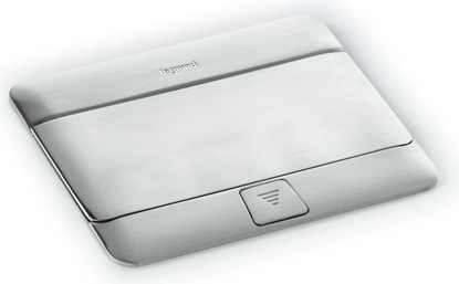 Attēls no Legrand Pop-up Puszka podogowa 100 x 122 x 61,2 4-moduowa stal nierdzewna (054021)