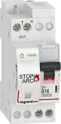 Attēls no Legrand Przeciwpoarowy detektor iskrzenia DX3 STOP ARC zintegrowany z wycznikiem 1P+N 6kA B16 415922