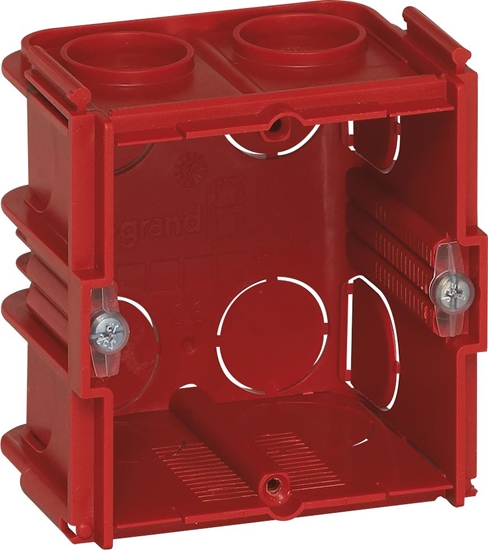 Picture of Legrand Puszka 60mm podtynkowa 71mm 71 x 60mm czerwony Batibox (080161)