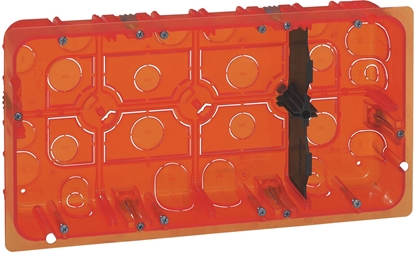 Attēls no Legrand Puszka do betonu 142mm 284 x 50mm czerwony Batibox (080128)