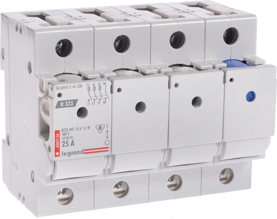Picture of Legrand Rozcznik bezpiecznikowy 3P+N 25A D02 R323 (606756)