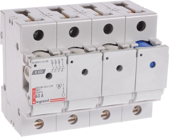 Picture of Legrand Rozcznik bezpiecznikowy 3P+N 63A D02 R323 (606759)