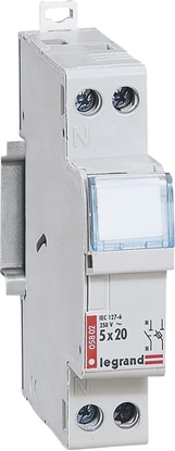 Picture of Legrand Rozcznik bezpiecznikowy cylindryczny 1P+N 5x20mm RB302 005802 - 005802