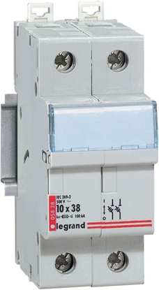 Picture of Legrand Rozcznik bezpiecznikowy cylindryczny 2P 10x38mm RB328 (005828)