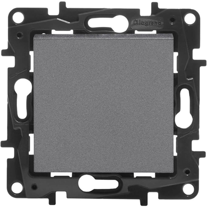 Изображение Legrand Step cznik krzyowy 10A - kolor stalowy 863407B
