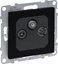 Picture of Legrand SUNO Gniazdo antenowe TV-R-SAT kocowe FM+DAB 1,5dB czarne 721467