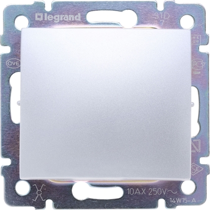 Attēls no Legrand VALENA cznik krzyowy aluminium (770107)